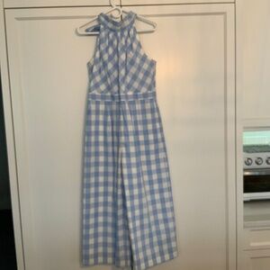 EUC JCrew crop wide leg jumpsuit.
